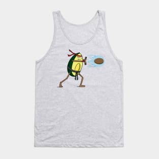 Avocado Street Fighter Fireball Tank Top